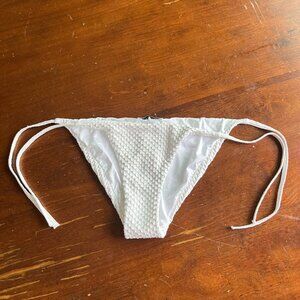 Onia White Bikini Bottoms
